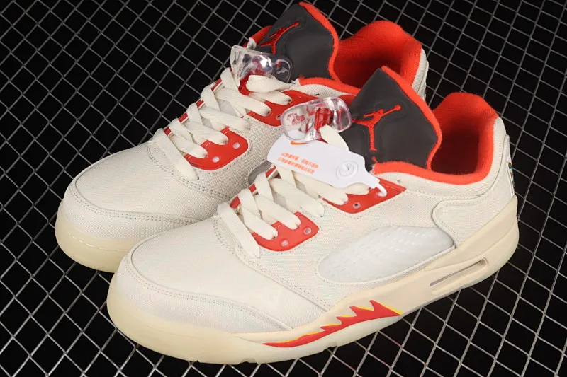 All categories Air Jordan Jordan series basketball shoes Air Jordan 5 Air Jordan 5 Low "Chinese New Year" AJ5 Joe 5 China limited low-top basketball shoes DD2240-100